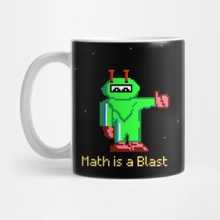 Math Is A Blast - Retro 8bit Videogame Mug